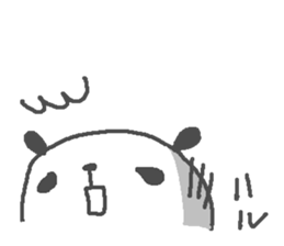 Haru cute panda stickers! sticker #13285001