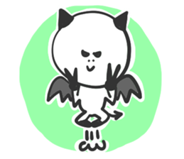 This is the white devil. sticker #13285414