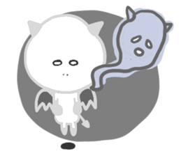 This is the white devil. sticker #13285429