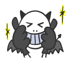 This is the white devil. sticker #13285430