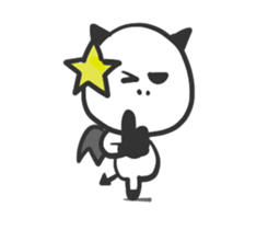 This is the white devil. sticker #13285442