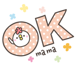 MAMA's basic pack,very cute chicken sticker #13285823