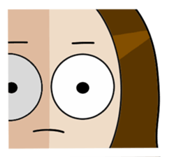 Big Eyes Japanese Girl's Daily Routine sticker #13285894