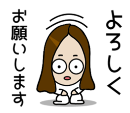 Big Eyes Japanese Girl's Daily Routine sticker #13285906