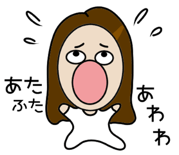 Big Eyes Japanese Girl's Daily Routine sticker #13285907