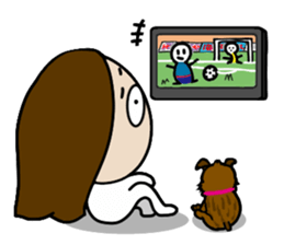 Big Eyes Japanese Girl's Daily Routine sticker #13285908