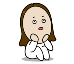 Big Eyes Japanese Girl's Daily Routine sticker #13285915