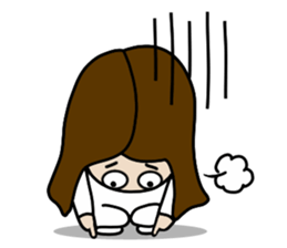 Big Eyes Japanese Girl's Daily Routine sticker #13285916