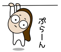 Big Eyes Japanese Girl's Daily Routine sticker #13285925