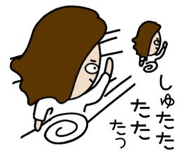 Big Eyes Japanese Girl's Daily Routine sticker #13285926