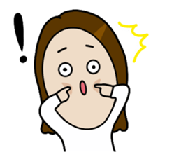 Big Eyes Japanese Girl's Daily Routine sticker #13285930