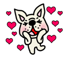 Animation sticker, French bulldog. sticker #13286374