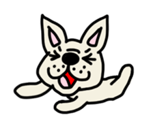 Animation sticker, French bulldog. sticker #13286377