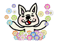 Animation sticker, French bulldog. sticker #13286378