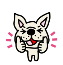 Animation sticker, French bulldog. sticker #13286379