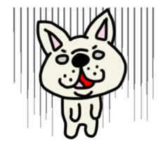 Animation sticker, French bulldog. sticker #13286380