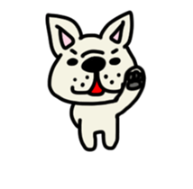 Animation sticker, French bulldog. sticker #13286382