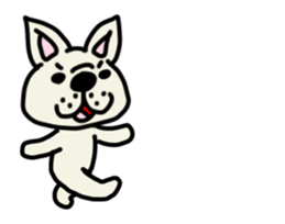 Animation sticker, French bulldog. sticker #13286384