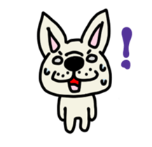 Animation sticker, French bulldog. sticker #13286386