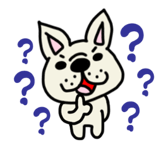 Animation sticker, French bulldog. sticker #13286387
