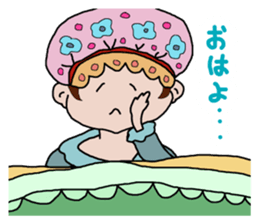 Stickers of Good morning and Good night sticker #13287096