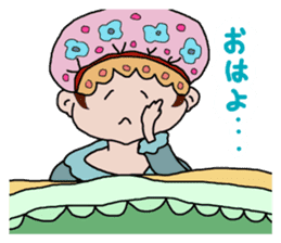 Stickers of Good morning and Good night sticker #13287096