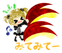 Pretty little people and apples sticker #13287820