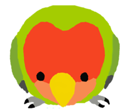 Beloved Rosy-faced lovebird sticker #13288082