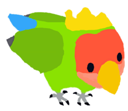Beloved Rosy-faced lovebird sticker #13288089