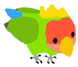 Beloved Rosy-faced lovebird sticker #13288089