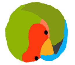 Beloved Rosy-faced lovebird sticker #13288094
