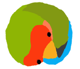 Beloved Rosy-faced lovebird sticker #13288094