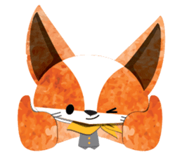 Mr. Orange fox sticker #13288831