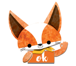 Mr. Orange fox sticker #13288836