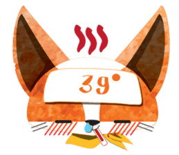 Mr. Orange fox sticker #13288849