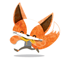 Mr. Orange fox sticker #13288860