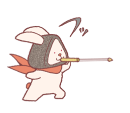 Ninja Onigiri Usagi sticker #13289090