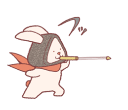 Ninja Onigiri Usagi sticker #13289090