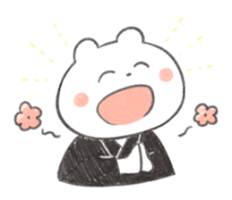 It's spirited,bear. sticker #13289214