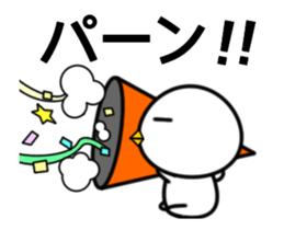 Swinging White Bird2 sticker #13291073