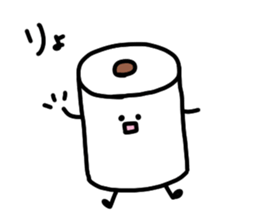 Toilet paper sticker5 sticker #13291118