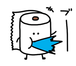 Toilet paper sticker5 sticker #13291121