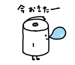 Toilet paper sticker5 sticker #13291126