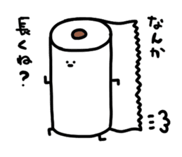 Toilet paper sticker5 sticker #13291134