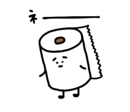 Toilet paper sticker5 sticker #13291136