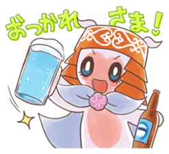 Local mascot in Abashiri "Nipone" vol.02 sticker #13291601
