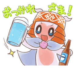 Local mascot in Abashiri "Nipone" vol.02 sticker #13291601