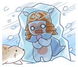 Local mascot in Abashiri "Nipone" vol.02 sticker #13291603