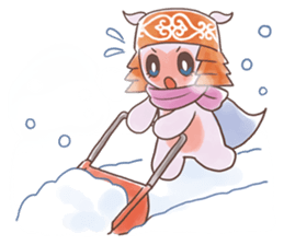 Local mascot in Abashiri "Nipone" vol.02 sticker #13291604