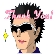 Sunglasses-Man sticker #13291613